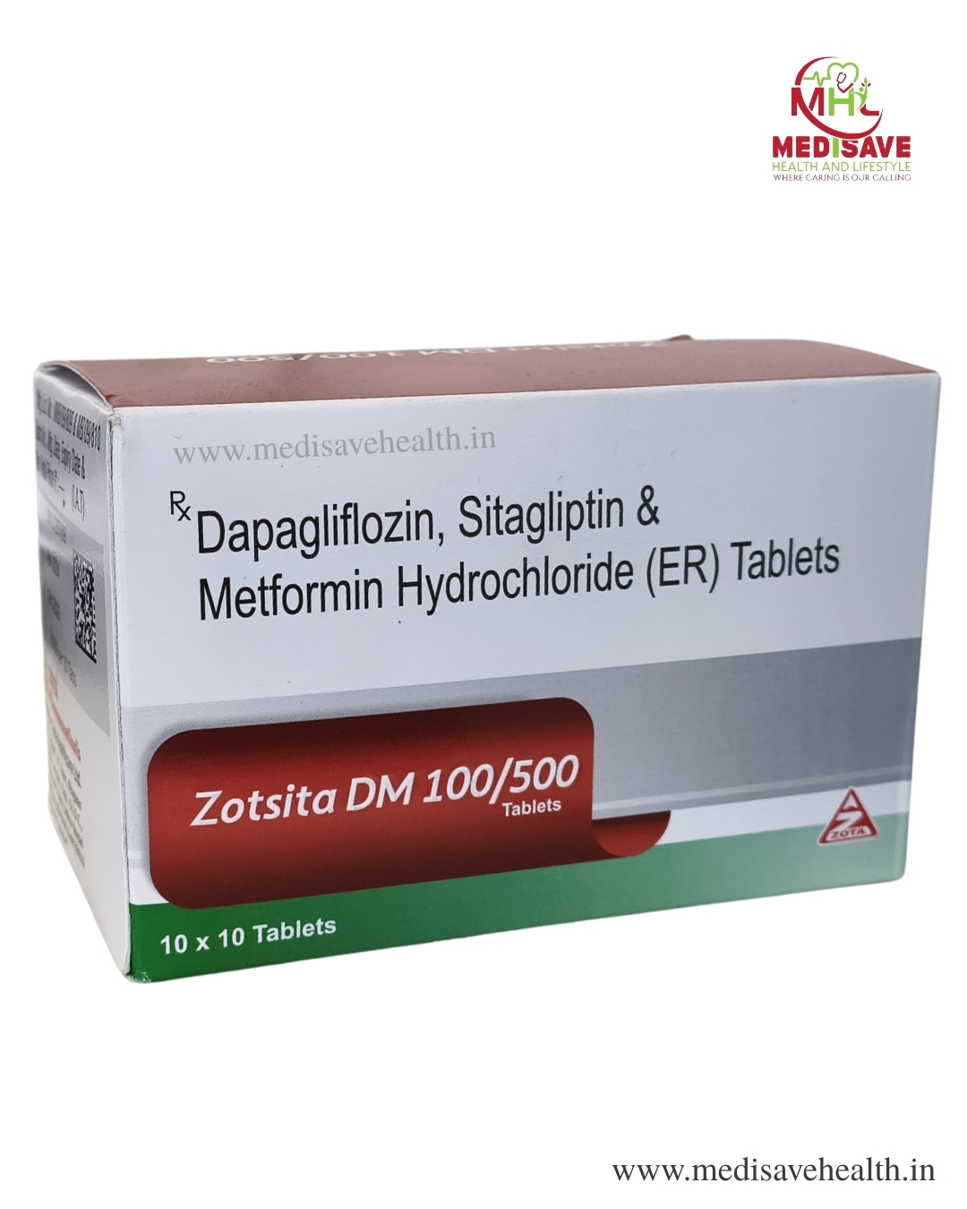 Zotsita DM 100/500 Tablet (1*10)