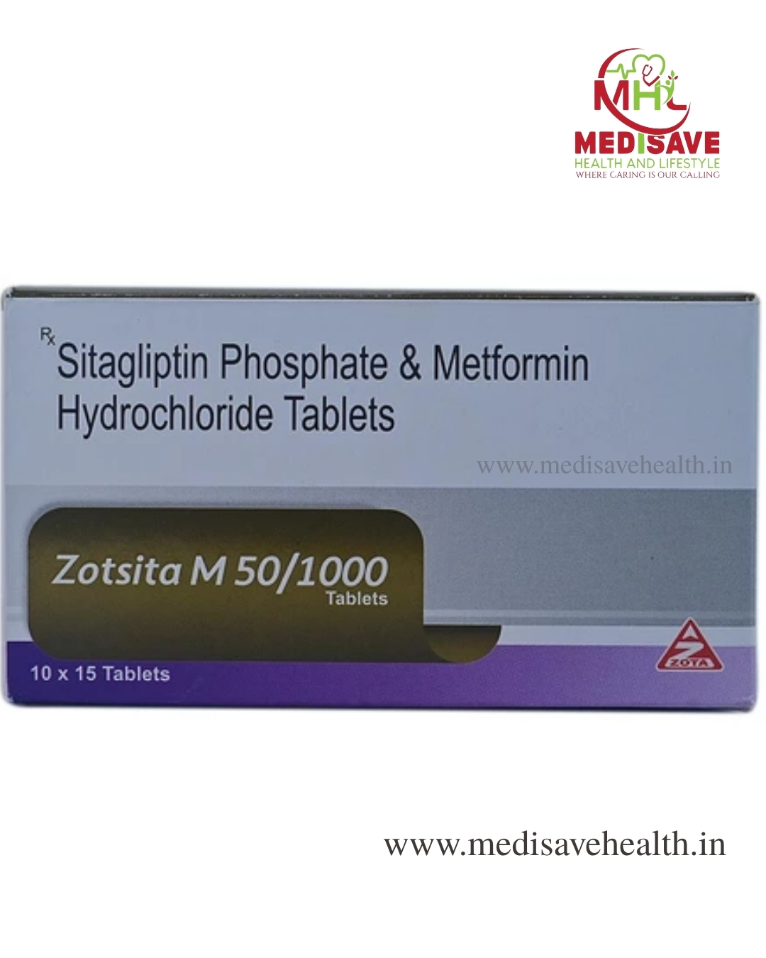Zotsita M 50/1000 Tablet (1*15) Zotsita M 50/1000 Tablet (1*15)