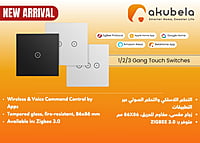 Zigbee 3 Gang Smart Touch Switch