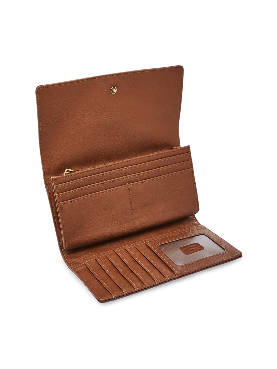 Brown Solid Leather Clutch Brown Solid Leather Clutch
