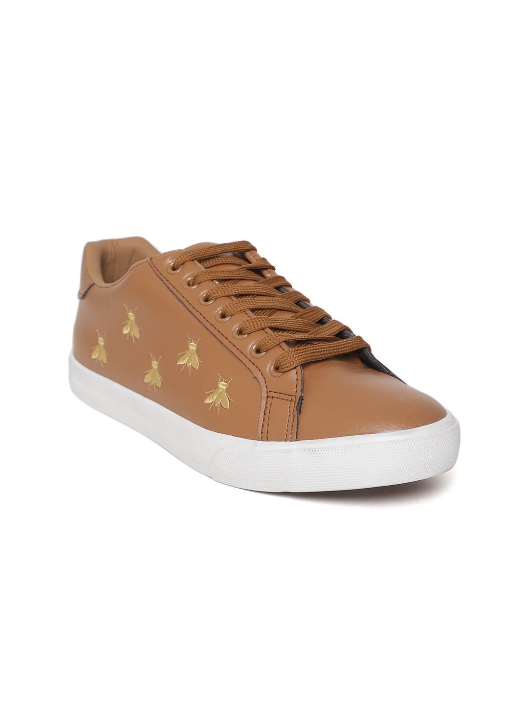 Women Brown Leather Sneakers Women Brown Leather Sneakers