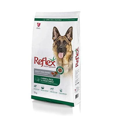 REFLEX PREMIUM ADULT DOG FOOD – LAMB, RICE & VEGETABLE 15KG
