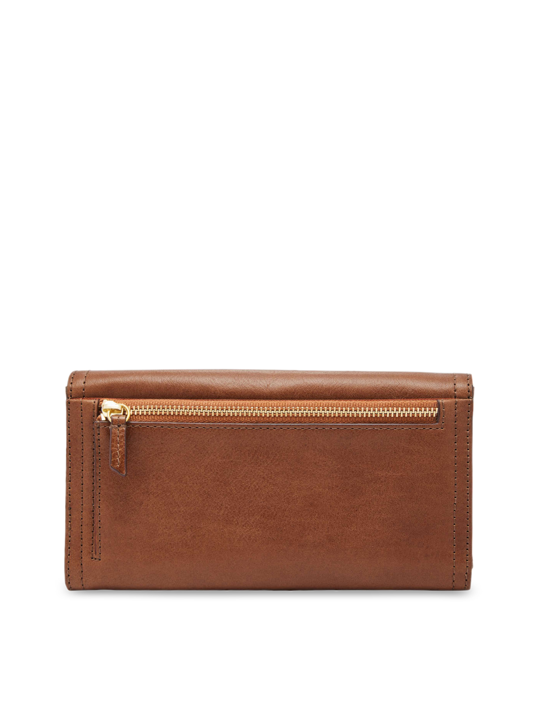 Brown Solid Leather Clutch Brown Solid Leather Clutch