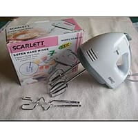 Scarlett 7 Speed Electric Hand Mixer Whisk Egg Beater - 260W Scarlett 7 Speed Electric Hand Mixer Whisk Egg Beater - 260W
