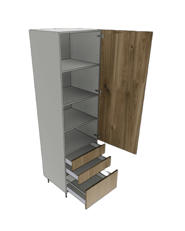 TALL PANTRY 1 BOTTOM 2 TOP DRAWER 1 DOOR CUSTOM