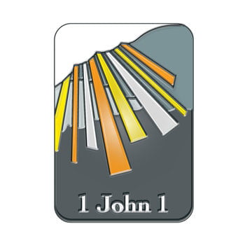 1 John 1 Verse Memory Pin 1 John 1 Verse Memory Pin