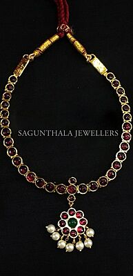 kempu necklace