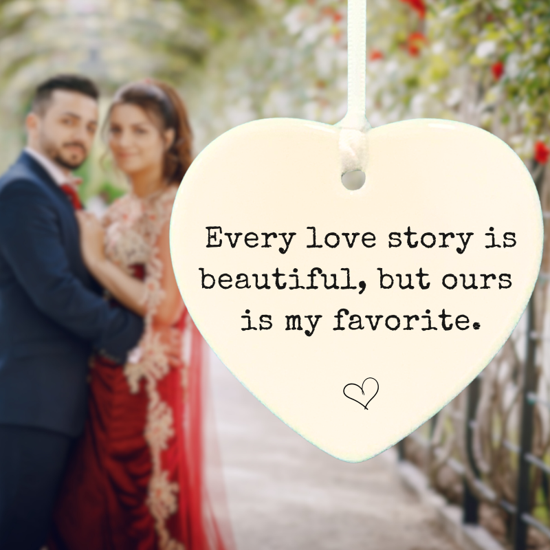3" Heart Shaped Ceramic Love Ornament – Every Love Story - Romantic Keepsake for Engagement, Wedding, or Anniversary 3" Heart Shaped Ceramic Love Ornament – Every Love Story - Romantic Keepsake for Engagement, Wedding, or Anniversary