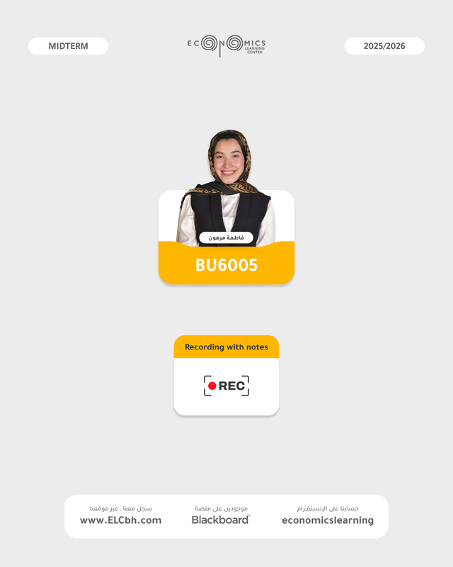 Bu6005 - Online