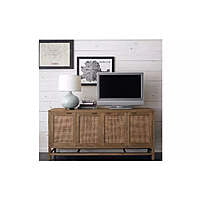 Rattan Cane Wood Sideboard | Coastal Media Console Cabinet | Boho Buffet Credenza Rattan Cane Wood Sideboard | Coastal Media Console Cabinet | Boho Buffet Credenza