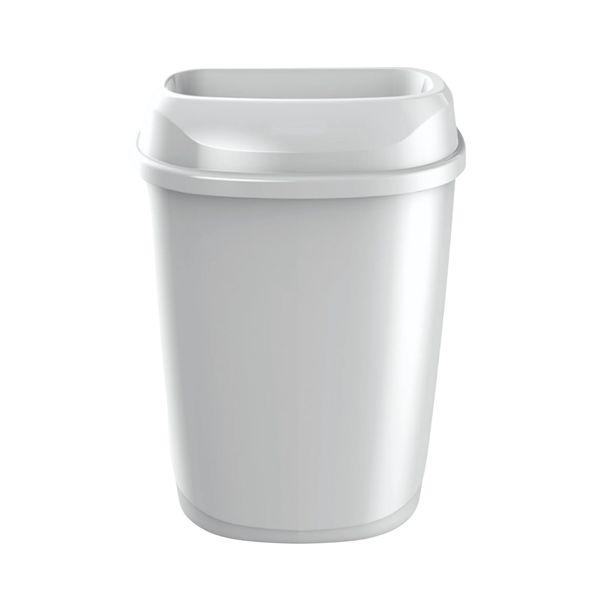 Lunar 32L Plastic Wall Bin White Lunar 32L Plastic Wall Bin White