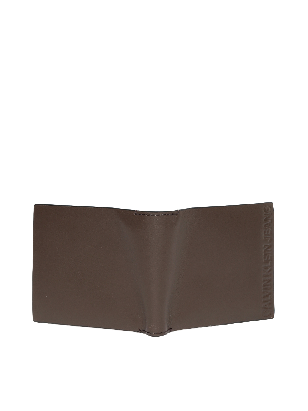 Men Brown Solid Leather Two Fold Wallet Men Brown Solid Leather Two Fold Wallet