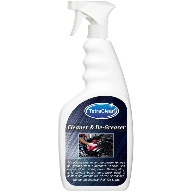 TetraClean Car Bike Cleaner & De-Greaser, Chain, engine and other part cleaner and degreaser 500ml TetraClean Car Bike Cleaner & De-Greaser, Chain, engine and other part cleaner and degreaser 500ml