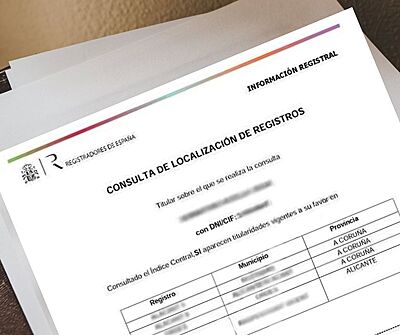 Nota de localización de prestamistas online