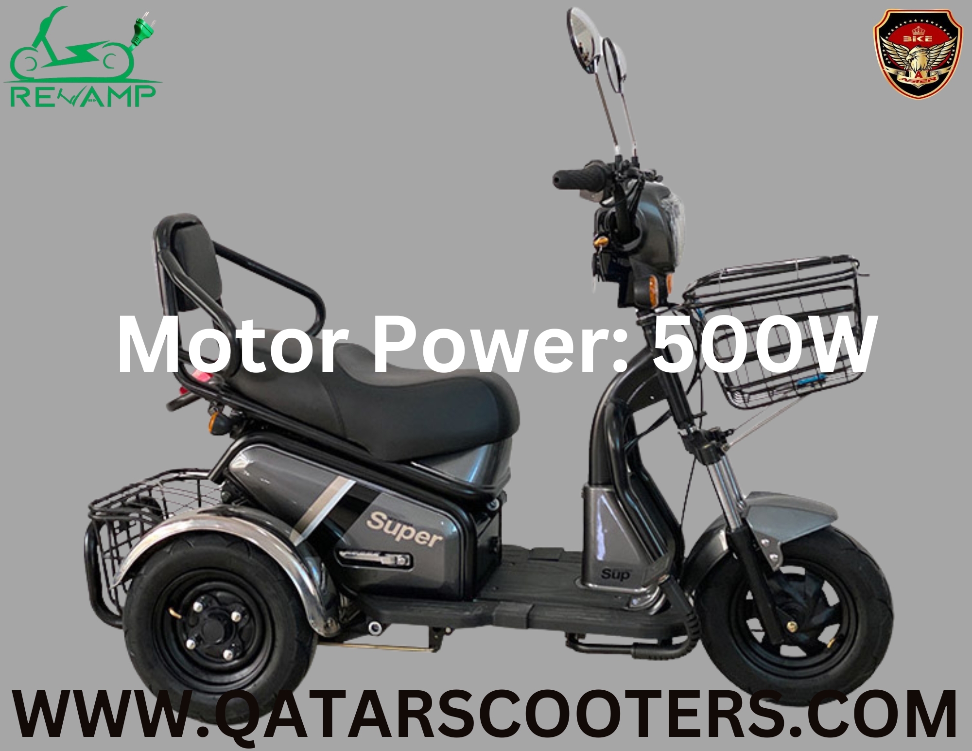 Revamp 3-Wheeler Electric Scooter (T20)