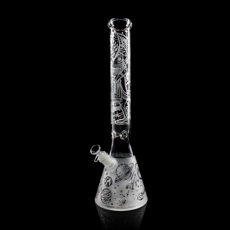 18" 7mm Sandblasted Beaker