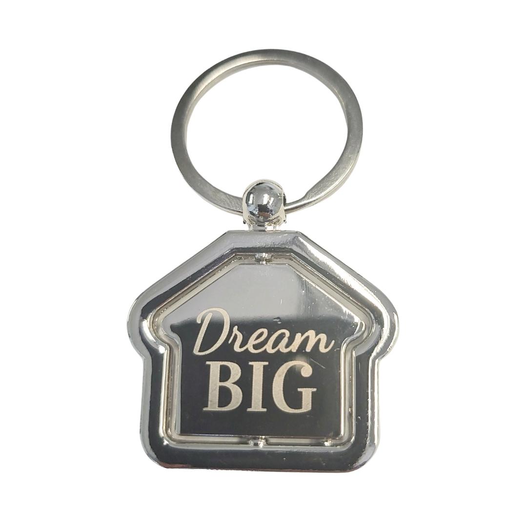 Metal House-Shaped Keychain Metal House-Shaped Keychain
