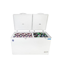 Inner look of Blue star Cooler and Deep Freezer 350 liter-CHFK350DGS