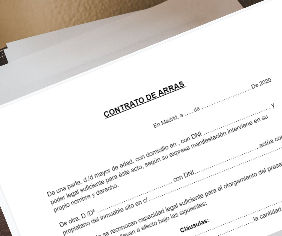 Redacción de Prorroga de arras o contrato de compra venta
