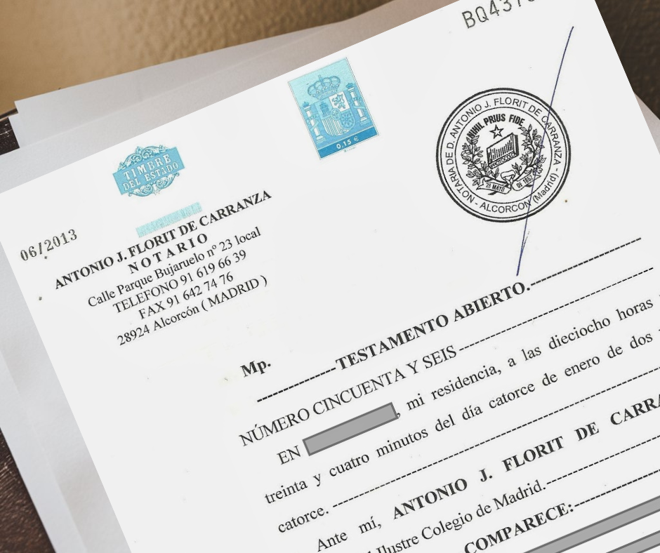 Solicitar Copia Testamento online Solicitar Copia Testamento online