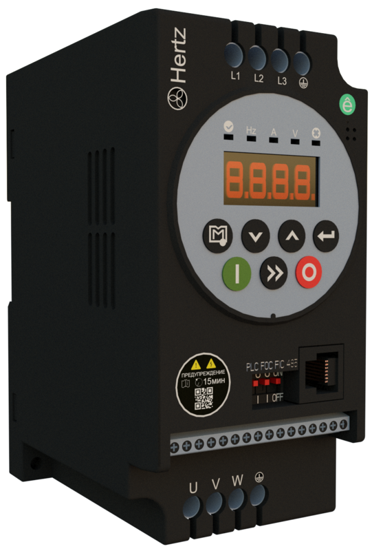 Преобразователь частоты STV050 Hertz 0,75 кВт 380В ЭМС С3