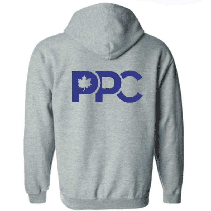 PPC Deluxe Zip Up Hoodie - Sport Grey