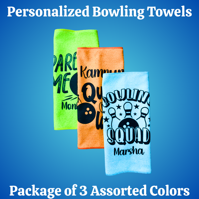Personalized Bowling Towel Set – Fundraiser for Tyler Rose Special Olympics