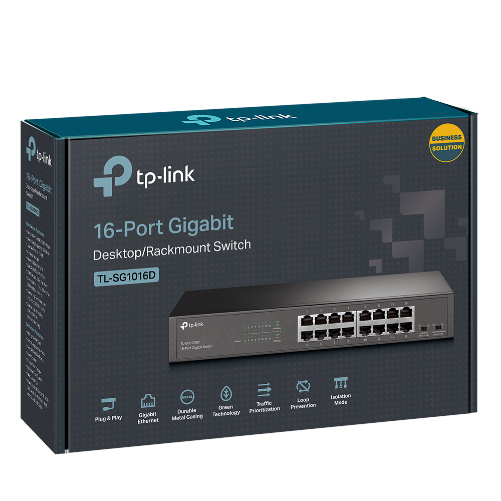 TP-Link 16-Port Gigabit Easy Smart PoE Switch
