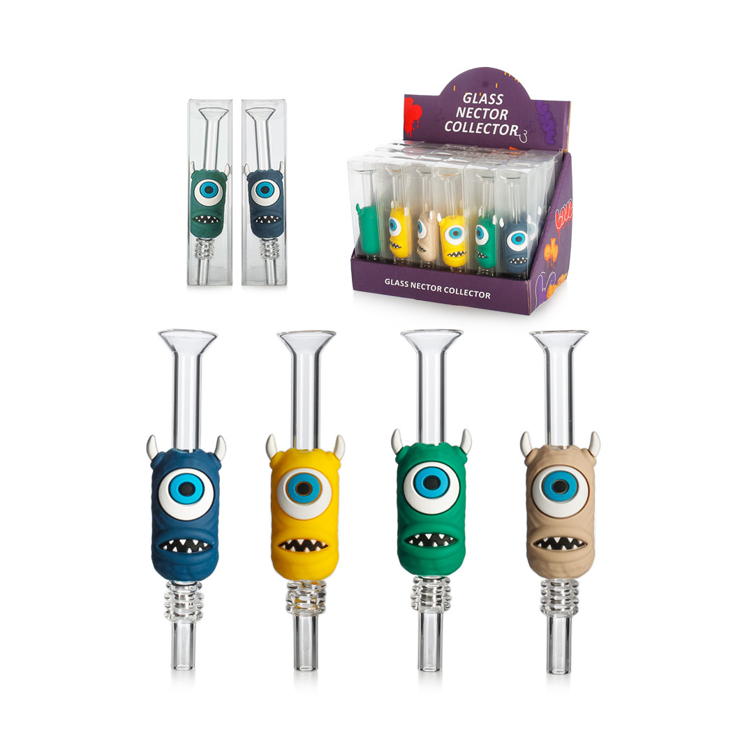 Silicone One Eye Nectar Collector - Assorted Colors Silicone One Eye Nectar Collector - Assorted Colors