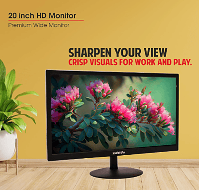 Zebion Monitor 20" Hd Pro Placid Series