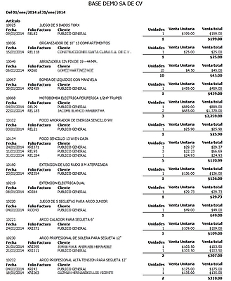 Diario De Ventas Mostrador Con Desglose Ticket