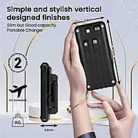 10000mAh Black Encase Pro Power bank