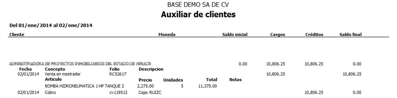 Auxiliar Cliente Con Detalle De Ventas Auxiliar Cliente Con Detalle De Ventas
