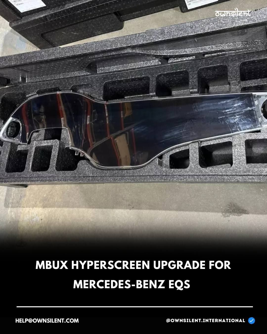 Genuine Mercedes-Benz EQS MBUX Hyperscreen Retrofit Kit (LHD & RHD) – OEM Display Upgrade