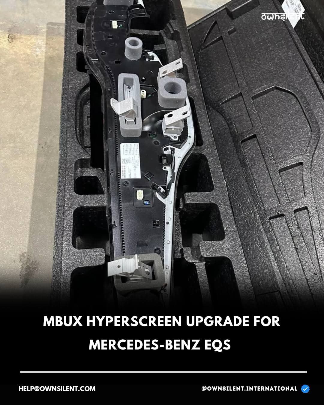 Genuine Mercedes-Benz EQS MBUX Hyperscreen Retrofit Kit (LHD & RHD) – OEM Display Upgrade
