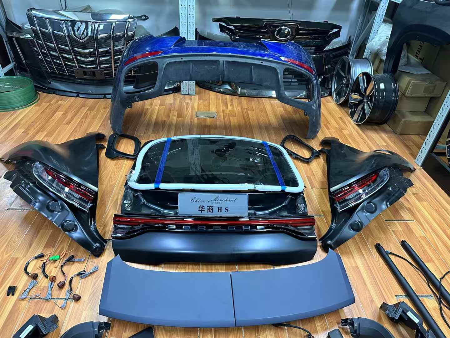 Porsche Panamera 2010-2013 970.1 Upgrade to 2023 Turbo S Full Body Kit