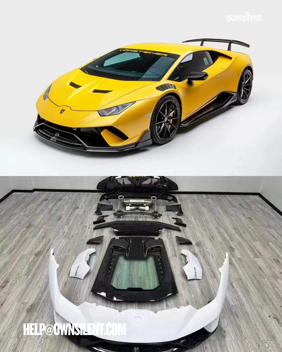 Lamborghini Huracan LP580/LP610 to LP640 Performante Conversion Kit