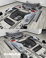 Bentley Continental GT Old-to-New Mansory Style Conversion Body Kit with Carbon Fiber Parts