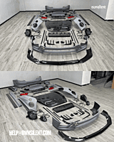 Bentley Continental GT Old-to-New Mansory Style Conversion Body Kit with Carbon Fiber Parts