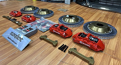 Brembo Performance Brake Upgrade Kit for Mercedes-Benz G-Class 2019+ with Aluminum-Hatted Rotors