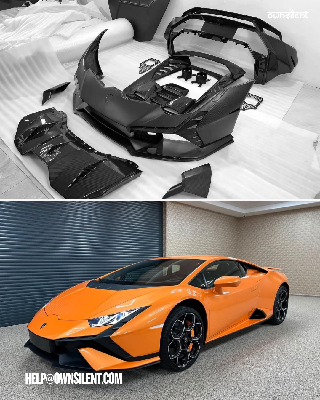 Lamborghini Huracan LP580 / LP610 / EVO - Tecnica Conversion Body Kit Lamborghini Huracan LP580 / LP610 / EVO - Tecnica Conversion Body Kit