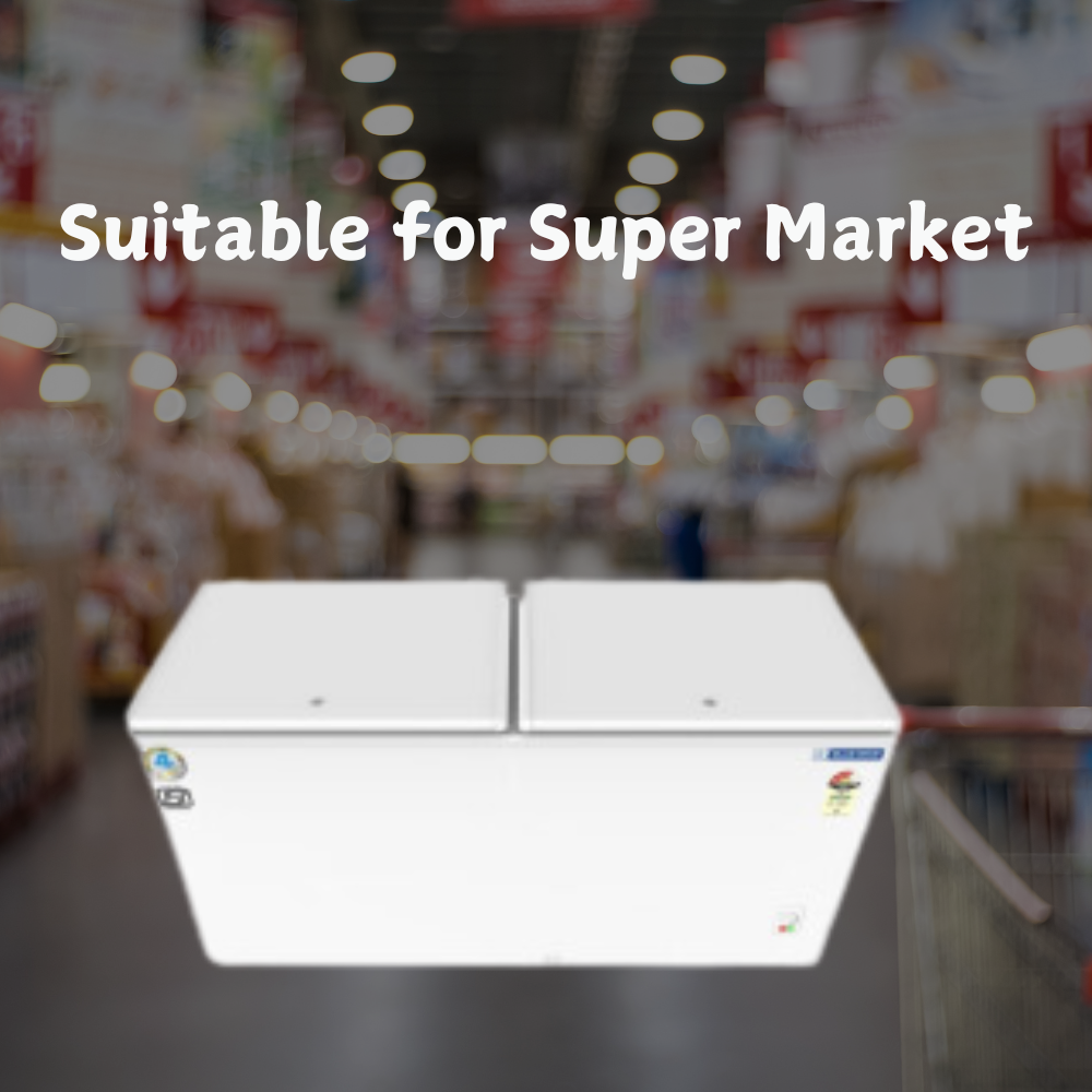 Suitable for Super Market: Blue star Hard Top 300 liter Chest Freezer-CF3-300MPW Suitable for Super Market: Blue star Hard Top 300 liter Chest Freezer-CF3-300MPW