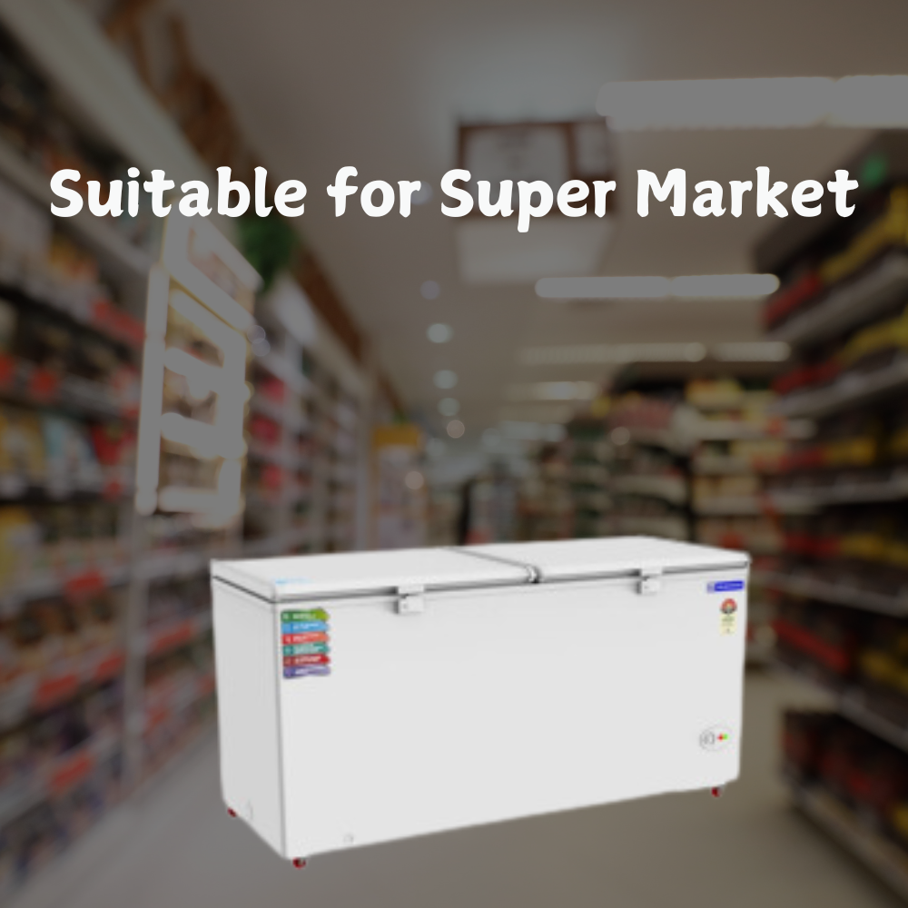 Suitable for Super Market: Blue star Hard Top Chest Freezer CF5-575NEYW Suitable for Super Market: Blue star Hard Top Chest Freezer CF5-575NEYW