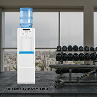 Suitable for Gym: Usha Aquagenie water dispenser with cooling cabinet Suitable for Gym: Usha Aquagenie water dispenser with cooling cabinet