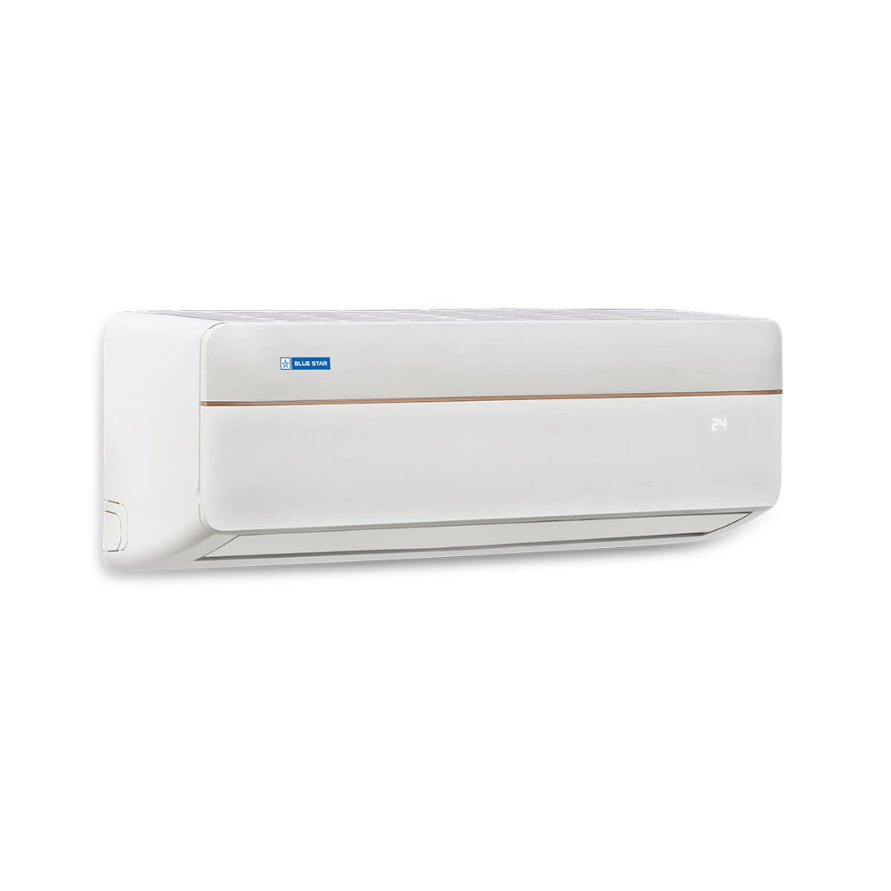 Blue Star IC319VCUHD Inverter Split AC - 1.7 Ton 3 Star installed in a living room. Blue Star IC319VCUHD Inverter Split AC - 1.7 Ton 3 Star installed in a living room.