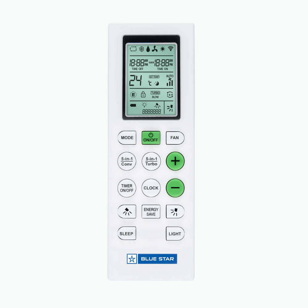 Blue Star Inverter AC -0.8 Ton 3 Star: a smart and efficient cooling solution for modern homes. Blue Star Inverter AC -0.8 Ton 3 Star: a smart and efficient cooling solution for modern homes.