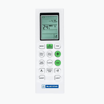 Blue Star IA315YLU Inverter Split AC-1.2 Ton 2 Star with LCD Display Remote Blue Star IA315YLU Inverter Split AC-1.2 Ton 2 Star with LCD Display Remote