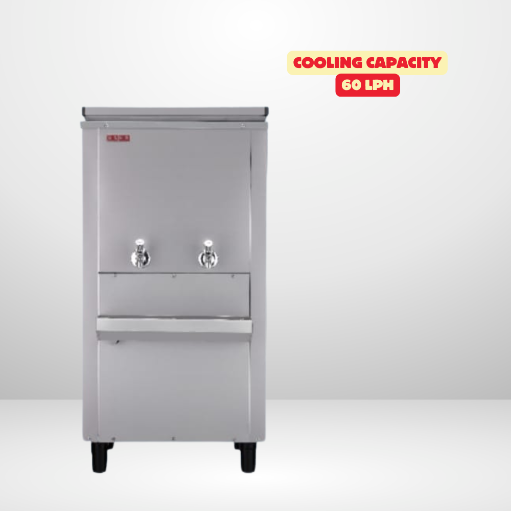60 LPH cooling water cooler Usha SS60120G. 60 LPH cooling water cooler Usha SS60120G.