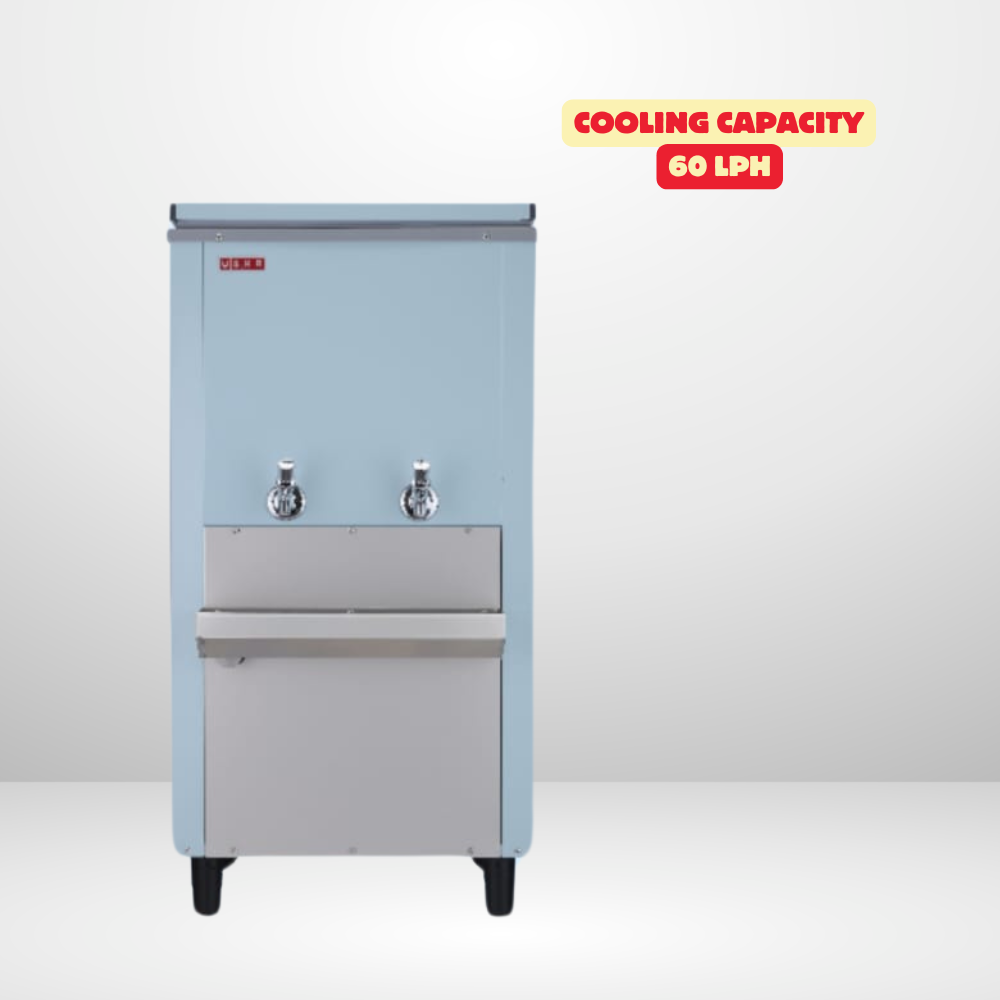 SP6080 Usha water cooler, robust and reliable, 60LPH Cooling Capacity. SP6080 Usha water cooler, robust and reliable, 60LPH Cooling Capacity.