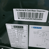 Bottom loading water dispenser from Blue Star, model BL1HPCGA. Bottom loading water dispenser from Blue Star, model BL1HPCGA.